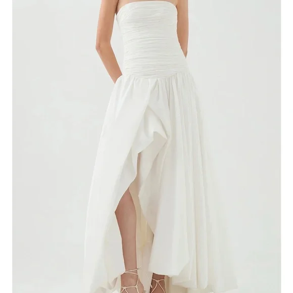 Aje Violette Bubble Hem Maxi Dress - Picture 1 of 9